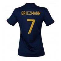 Echipament fotbal Franţa Antoine Griezmann #7 Tricou Acasa Mondial 2022 pentru femei maneca scurta